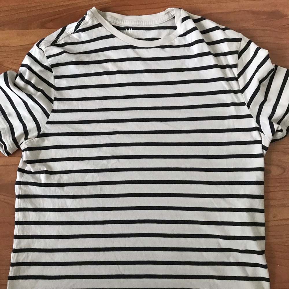 H&M Striped Shirt Mens M